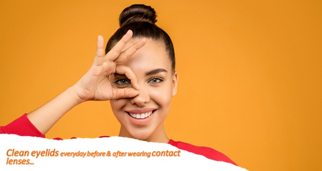 Why eye hygiene is required for contact lens wearers…