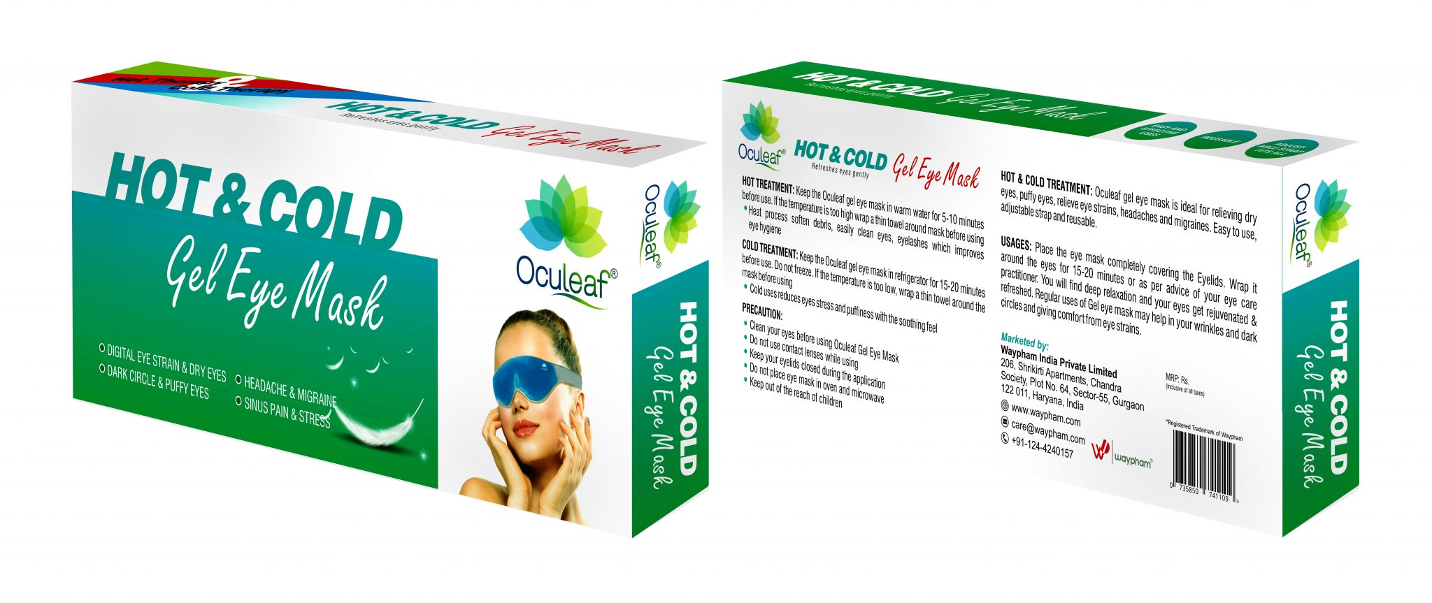 Oculeaf Gel Eye Mask Waypham